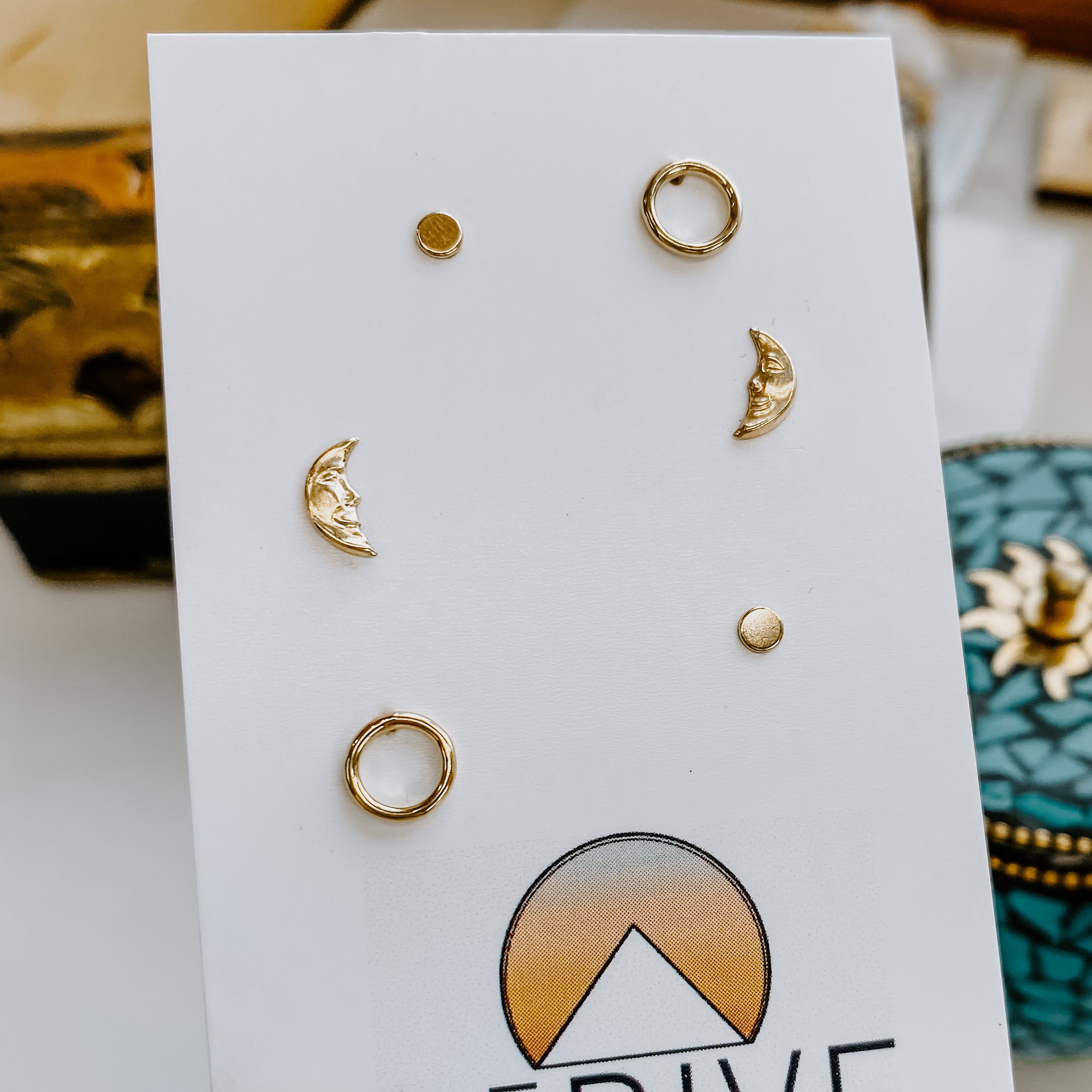 Moon Phase Stud Pack – Derive Jewelry