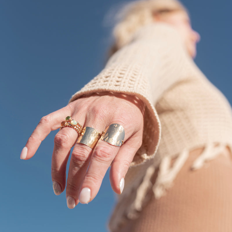 Into the Forest Shield Ring