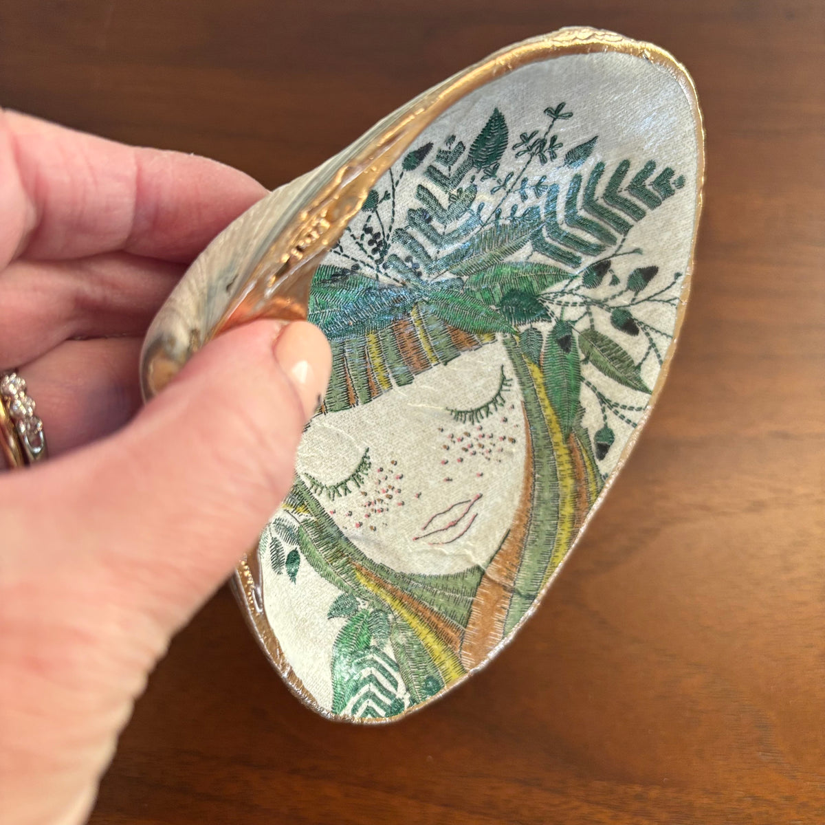Mother Earth Shell Jewelry Dish