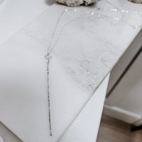 Wanderer's Stick Necklace with Herkimer Diamond