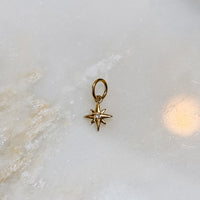 North Star 14k Gold Charm (Charm only)