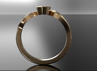 Current Ring with Citrine