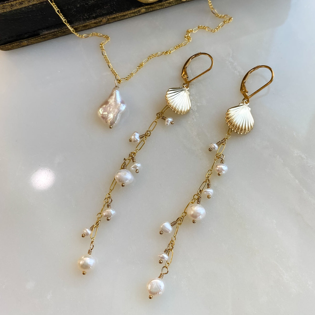 Pearl Beach Earrings