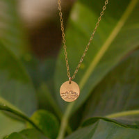 Hand Stamped Coin Necklace