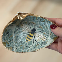 Queen Bee Shell Jewelry Dish