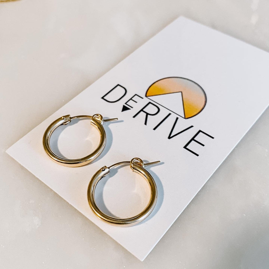 Classic Tube Hoop Earrings (WS)