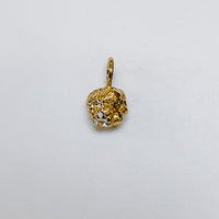 Gold Nugget 14k Gold Charm (Charm only)