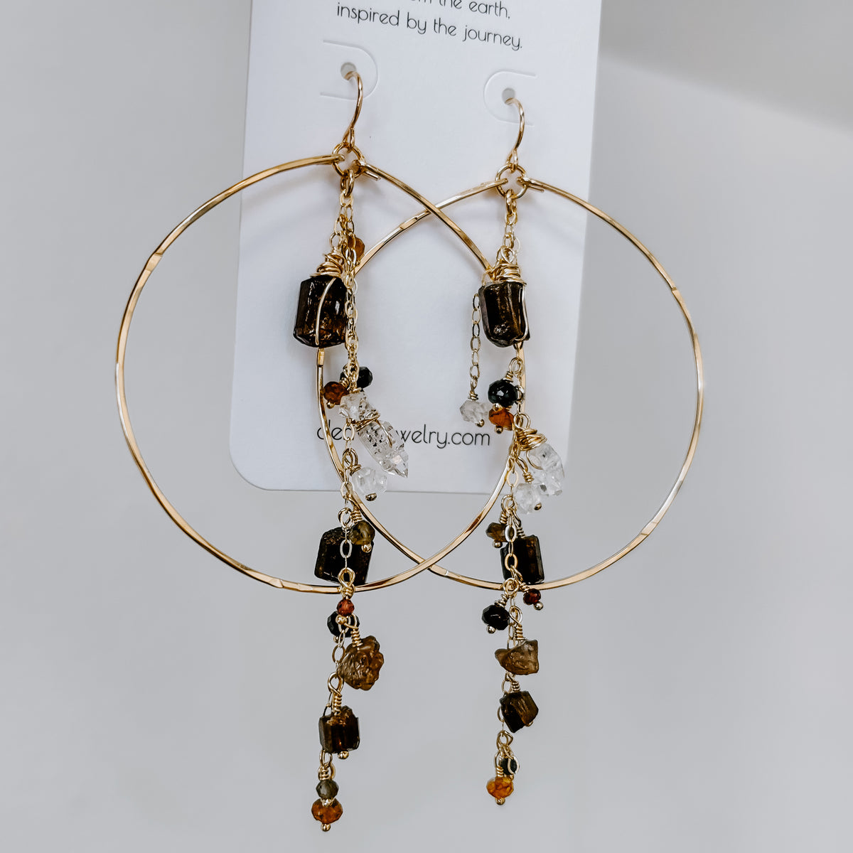 Enchanted Earth Hoop Earrings