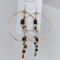 Enchanted Earth Hoop Earrings