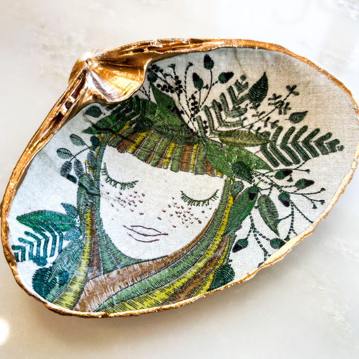 Mother Earth Shell Jewelry Dish