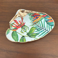 Birds of Paradise Shell Jewelry Dish
