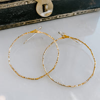 Organic Hoop Earrings (WS)