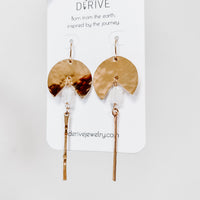 Free Spirit Moonstone Earrings in sterling silver or 14k gold fill — view 6
