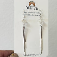 Topaz Fringe Earrings