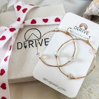 Stargazer Opal Hoop Earrings