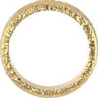 Terrain Ring 6mm Solid 14k Gold Ring