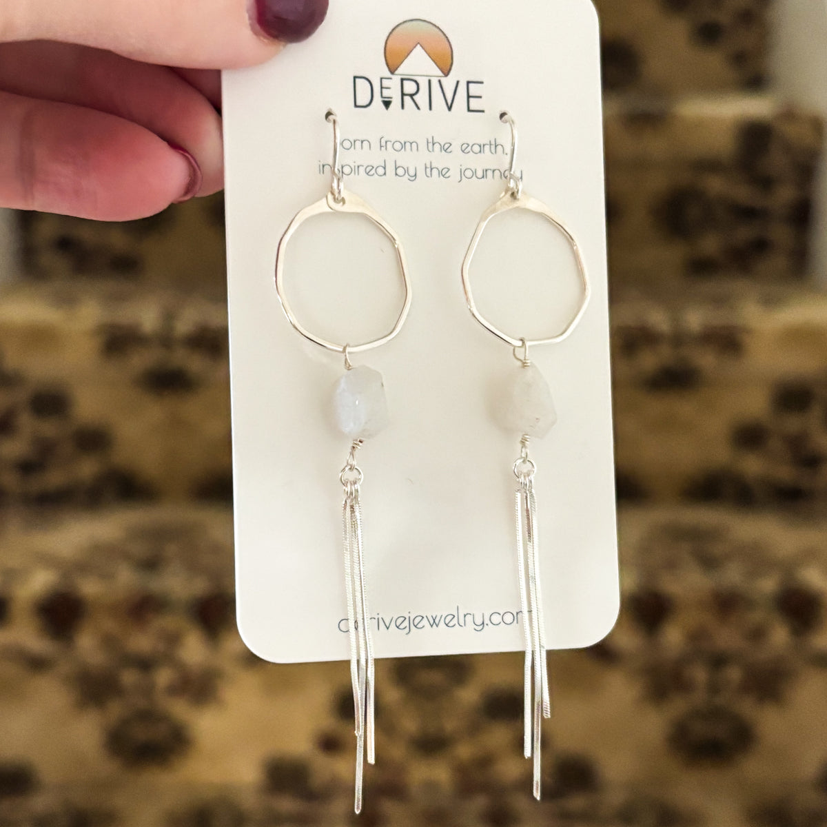 Moonstone Origin Fringe Earrings