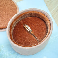 Solid 14k Gold Art Deco Stacking Ring