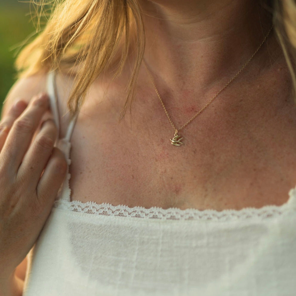 Song Bird 14k Gold Charm (Charm only)