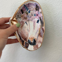 Unicorn Princess Shell Jewelry Dish