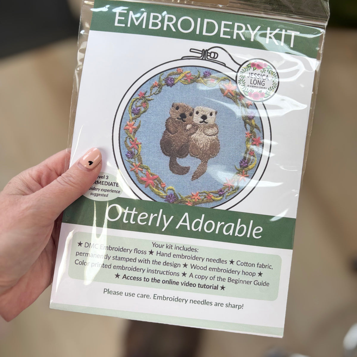 Otterly Adorable Embroidery Kit