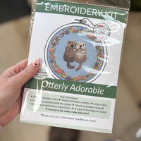 Otterly Adorable Embroidery Kit