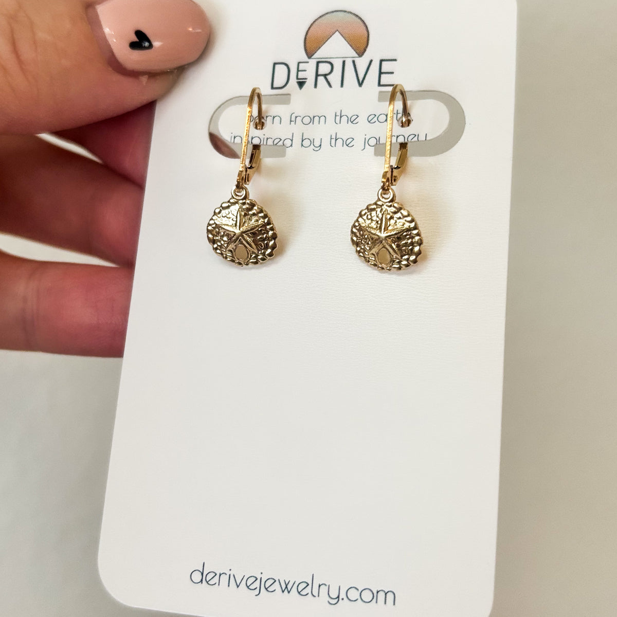 Beachcomers Small Sand Dollar Earrings