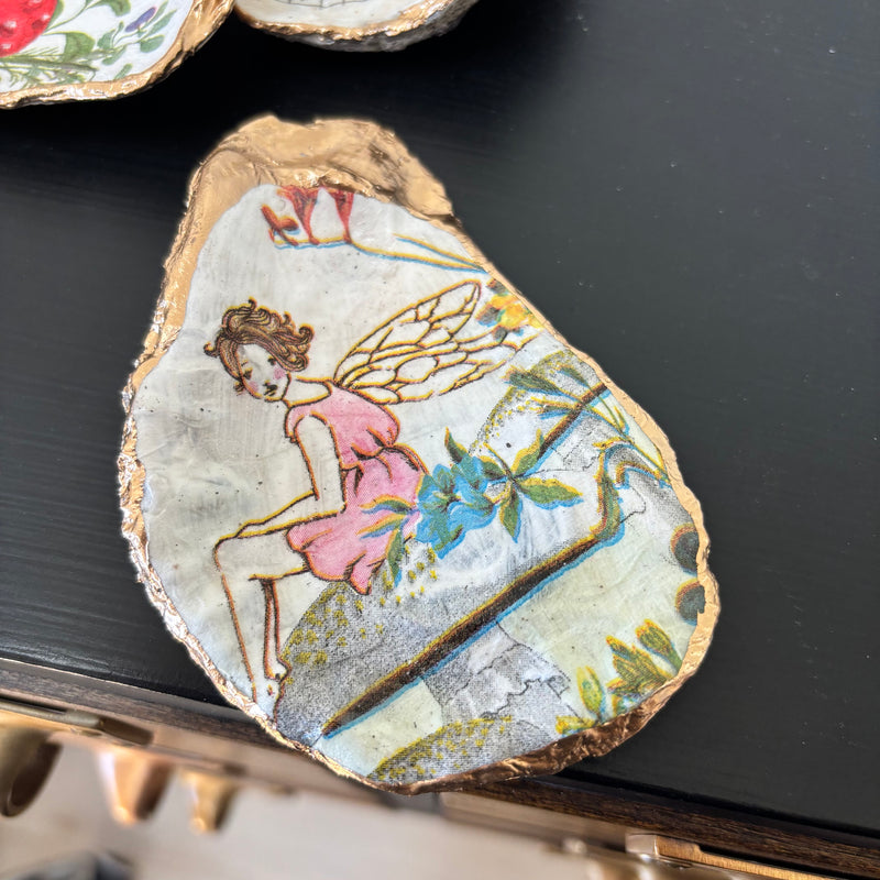 Pink Fairy Shell Jewelry Dish
