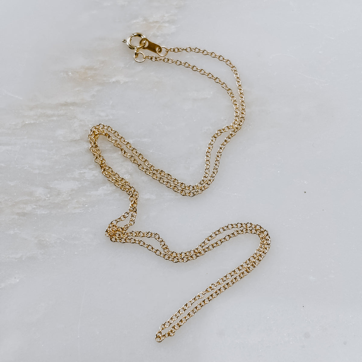 North Star 14k Gold Charm Necklace