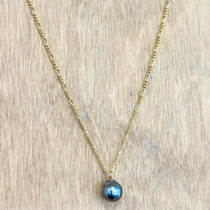 Tahitian Pearl Necklace, 16” length
