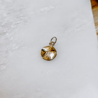 Sand Dollar 14k Gold Charm (Charm only)