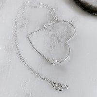 Heart Shaped Pendant Necklace (WS)