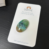 Echo of the Earth Opalized Petrified Wood Ring size 7- custom