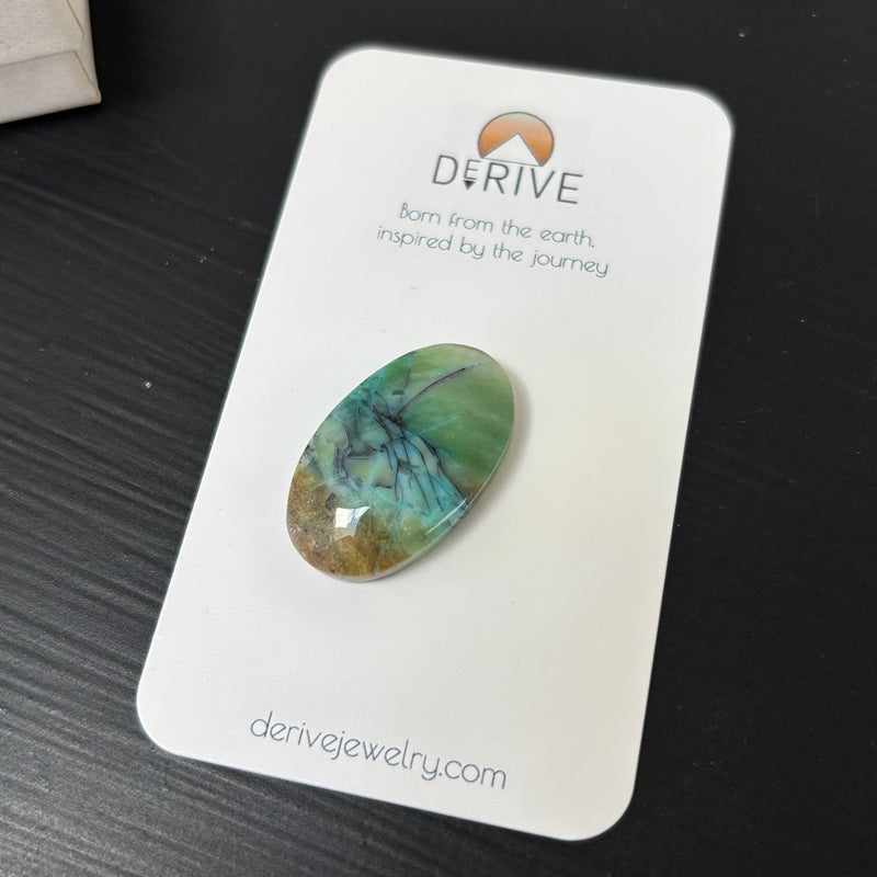 Echo of the Earth Opalized Petrified Wood Ring size 7- custom