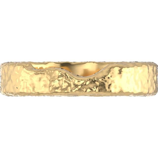 Terrain Ring 4mm Solid 14k Gold Ring