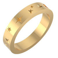 Celestial Ring Solid 14k Gold