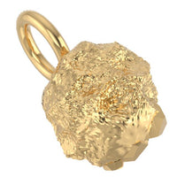 Gold Nugget 14k Gold Charm (Charm only)