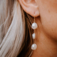 Moonlight Pearl Earrings (WS)