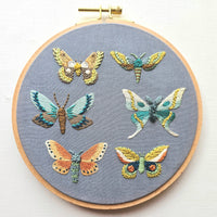 Moth DIY Embroidery Kit