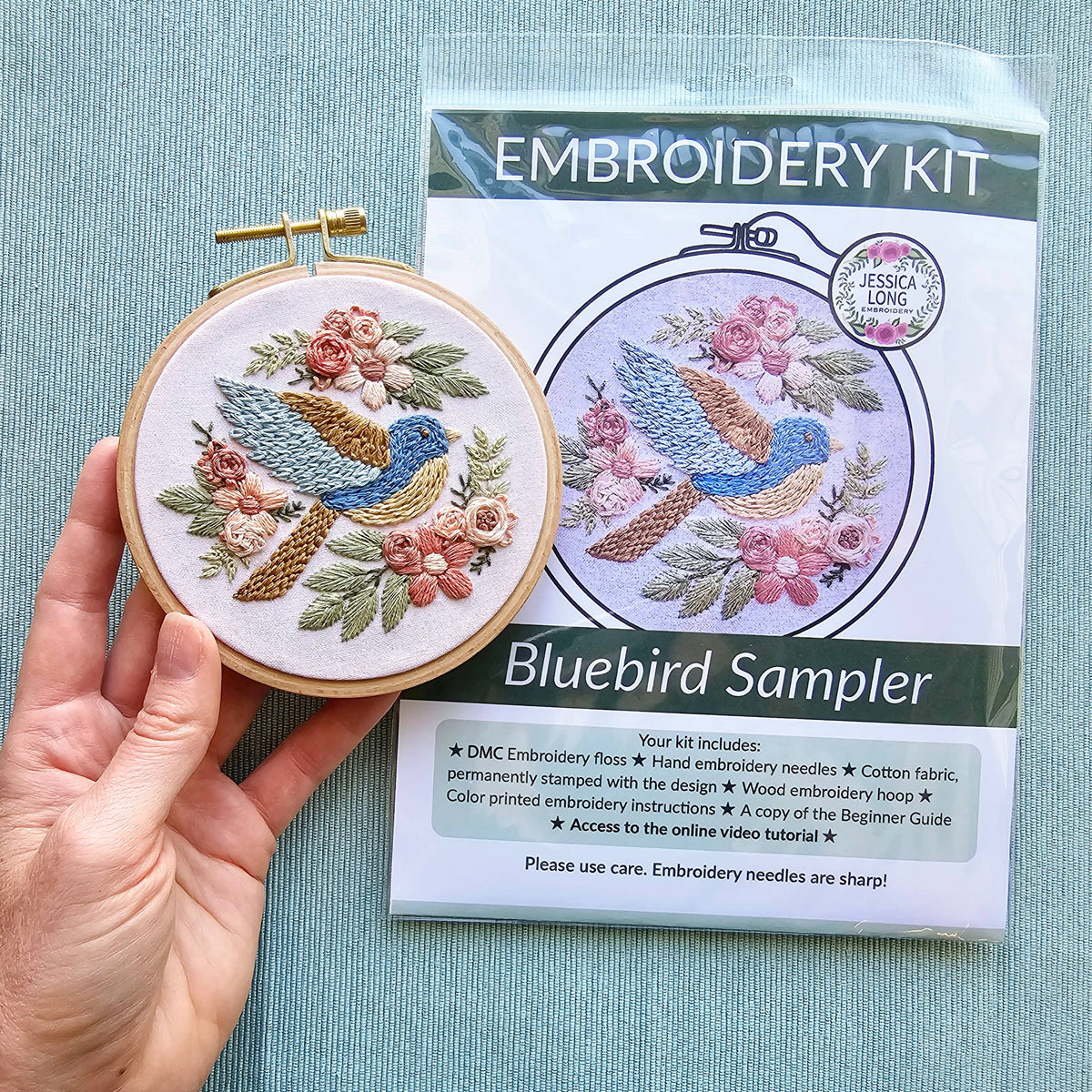 Bluebird DIY Embroidery Kit