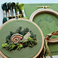 Forest Snail DIY Embroidery Kit