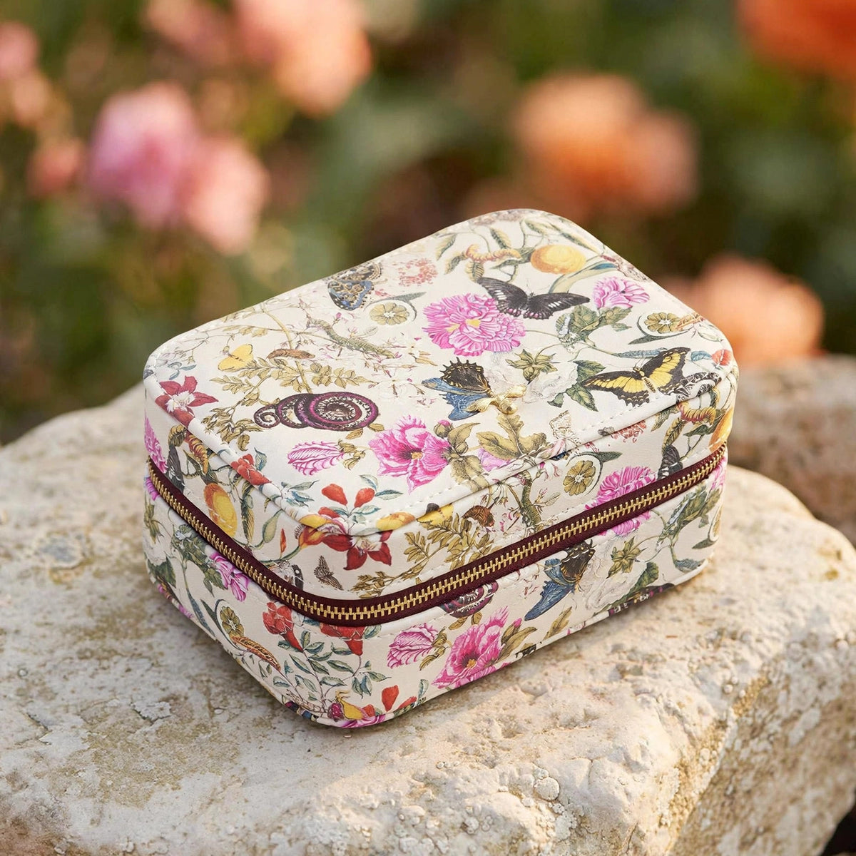 Butterfly Garden Large Jewelry Box, Ever After garden photo