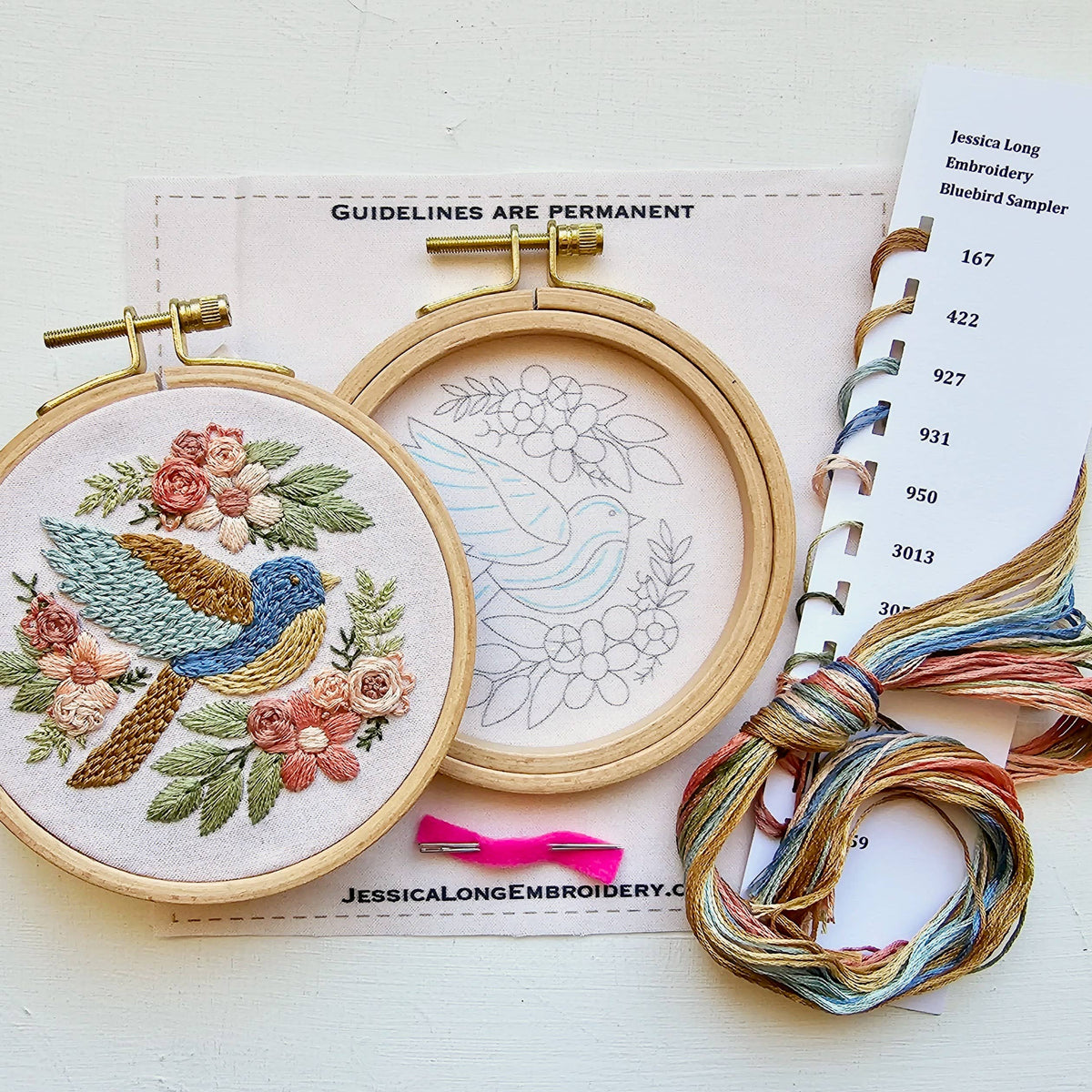 Bluebird DIY Embroidery Kit
