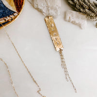 Drifter Fringe Necklace in sterling silver or 14k gold fill
