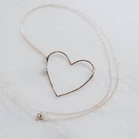 Heart Shaped Pendant Necklace (WS)