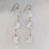 Crescent Moon Mother of Pearl Earrings