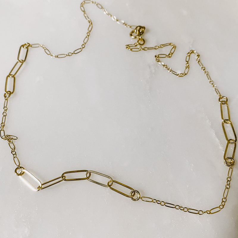 Linked Up Chain Necklace (WS)