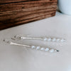 Sticks and Stones - Pearl Stick Earrings