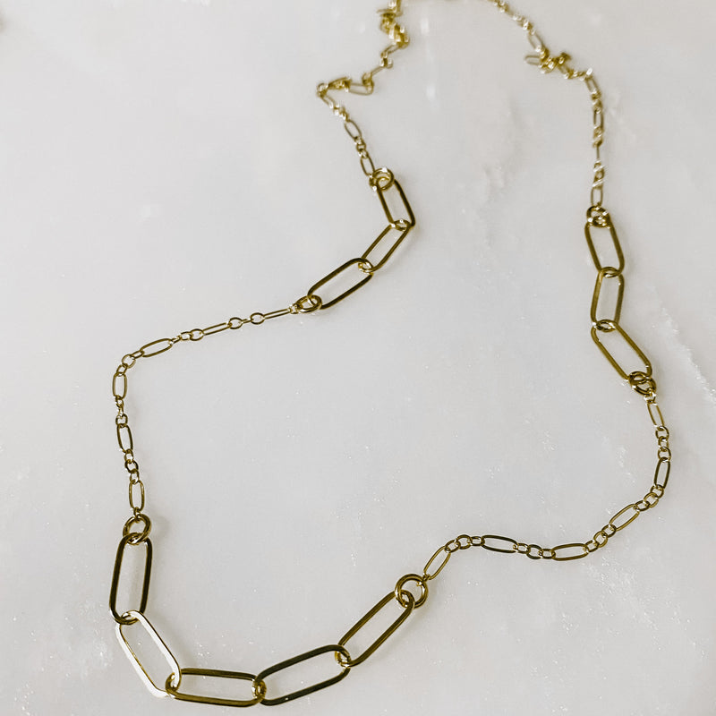 Linked Up Chain Necklace (WS)