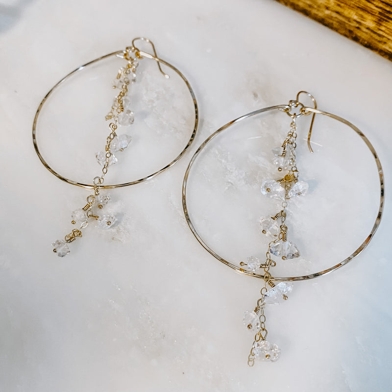 Enchanted Herkimer Diamond Earrings